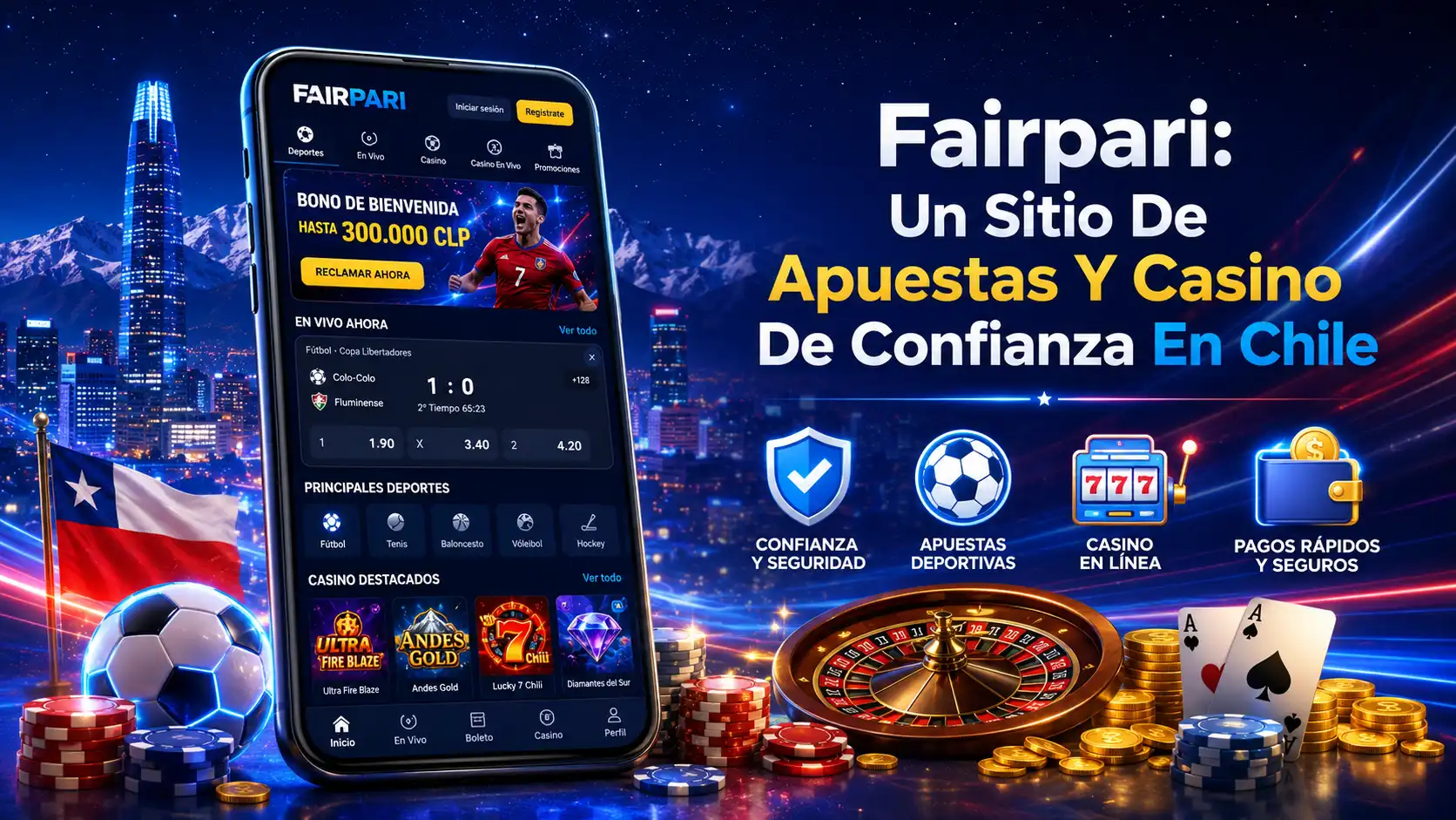 Fairpari: Un Sitio De Apuestas Y Casino De Confianza En Chile