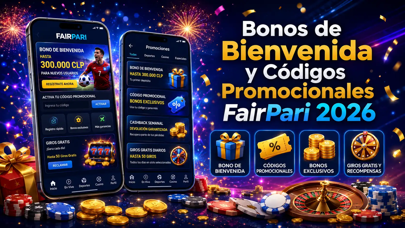 Bonos de Bienvenida y Códigos Promocionales FairPari 2026