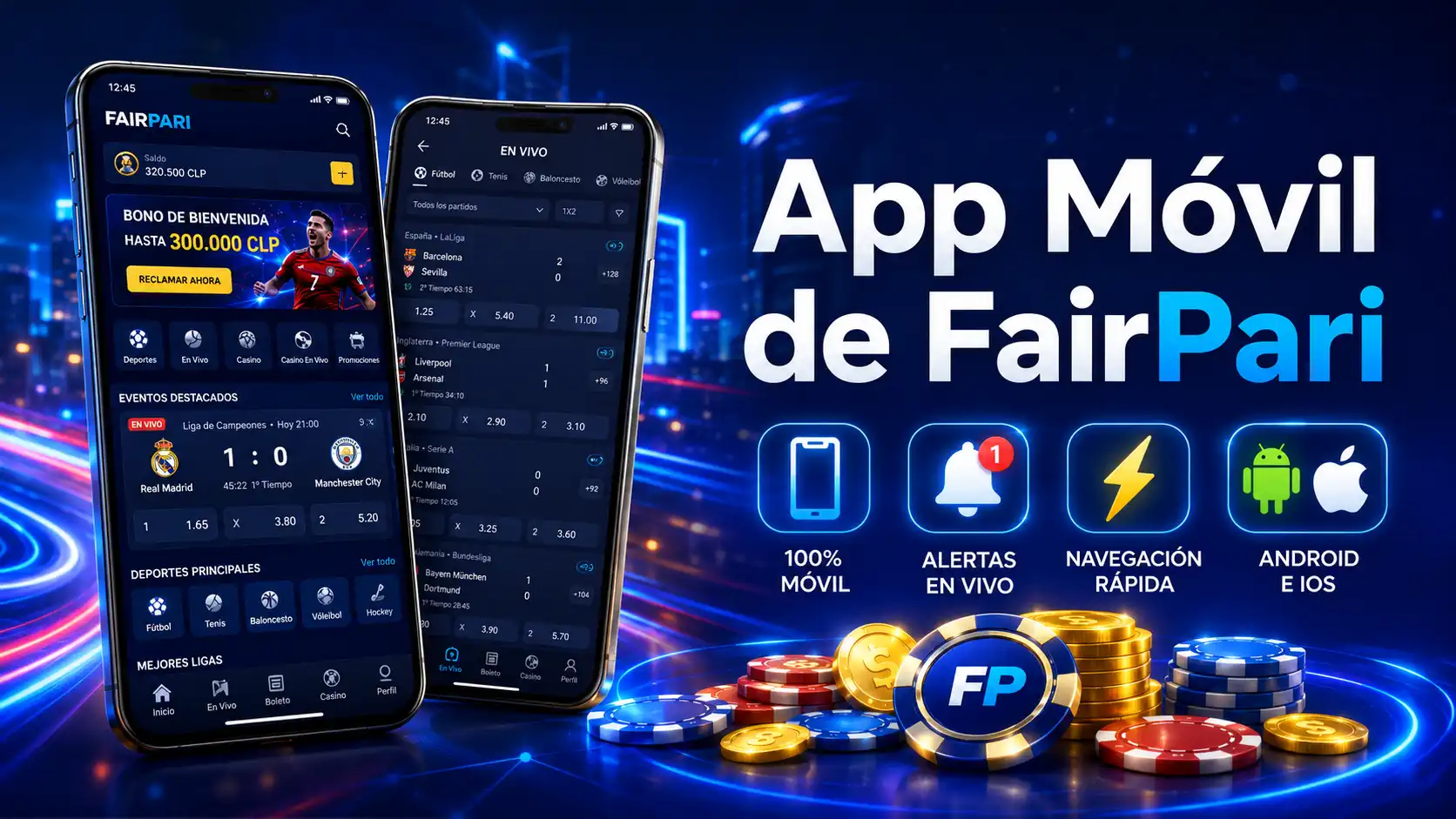 App Móvil de FairPari: Instalación en Android e iOS (Chile)